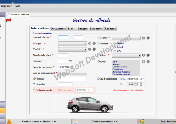 Car Rental Software